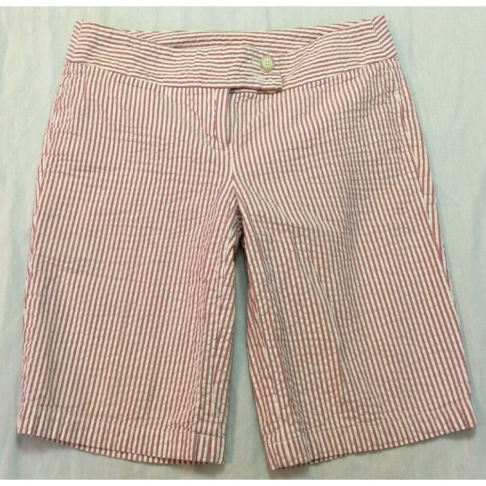 ANN TAYLOR SIGNATURE FIT LOWER ON WAIST WOMENS SHORTS SIZE 0